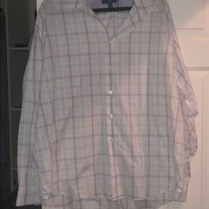 Men’s Dress Shirt Button Down Big & Tall 2XL